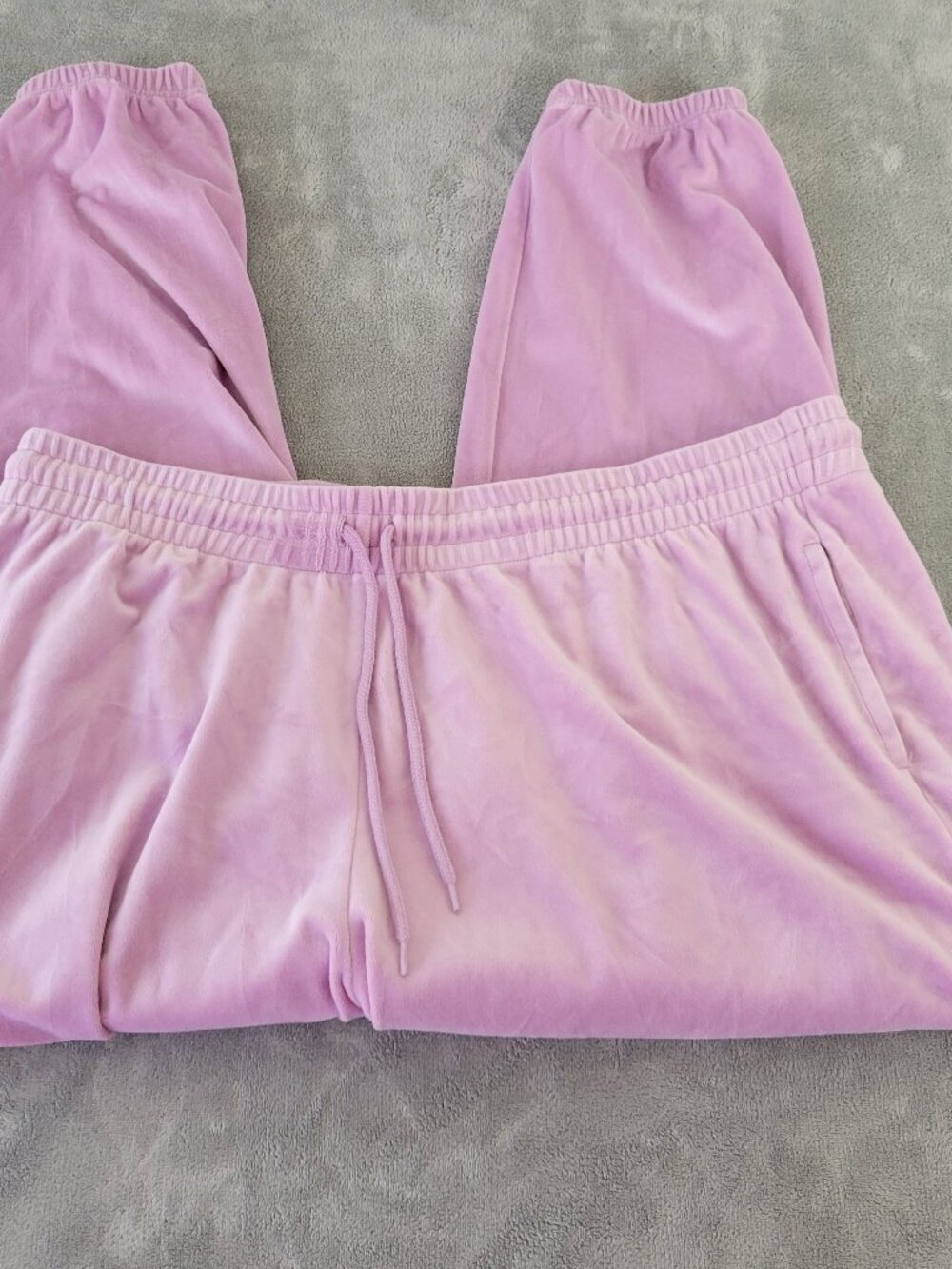 Avia Women’s XXXL 22 Sweatpants Lavender Velour Pull-On Joggers SWE163E